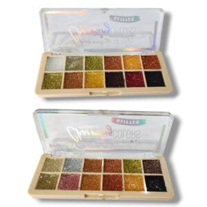 پالت سایه چشم گلیتری 12رنگ 7693