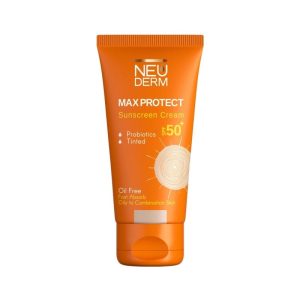 کرم ضدآفتاب فاقد چربی SPF50 (بژ تیره) _ نئودرم