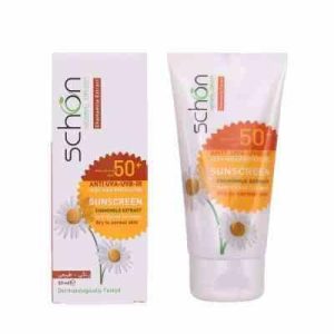 کرم ضدآفتاب پوست خشک SPF50 (رنگی طبیعی) _ شون