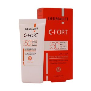 فلویید ضدآفتاب SPF50 ویتامین سی (C FORT) _ درمالیفت