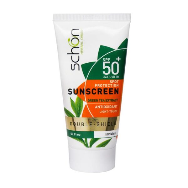 کرم ضدآفتاب دابل شیلد فاقد چربی SPF50 (بدون رنگ) _ شون