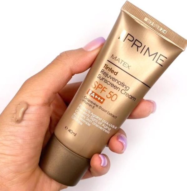 کرم ضدآفتاب رنگی SPF50 (ماتکس) _ پرایم