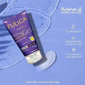ژل مو تیوپی قوی (بنفش) _ فولیکا