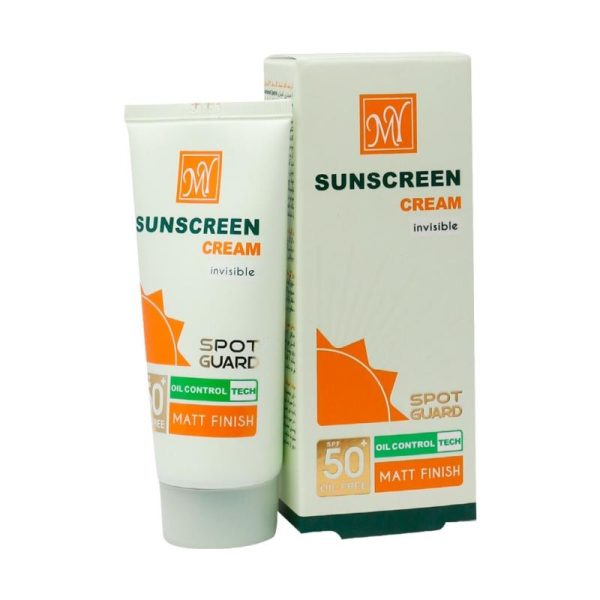 کرم ضدآفتاب اسپات گارد مات SPF50 (پوست چرب بدون رنگ) _ مای