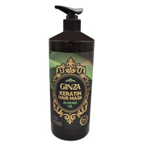 ماسک مو داخل حمام بدون سولفات 1000میل (روغن بادام) _ گینزا
