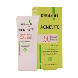 فلوئید ضدآفتاب SPF50 پوست چرب (ACNEVITE) _ درمالیفت