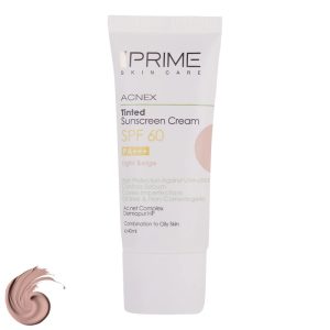 کرم ضدآفتاب اکنکس SPF60 (بژ روشن) _ پرایم