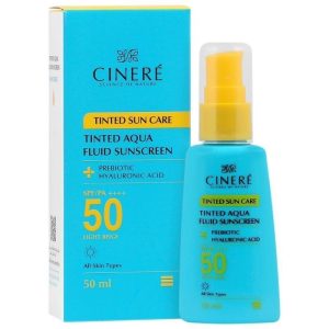 فلوئید ضدآفتاب SPF50 (بژ روشن) _ سینره