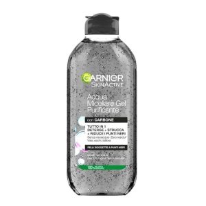 میسلار واتر ژله ای زغالی 400میل (پوست چرب وآکنه) _گارنیر