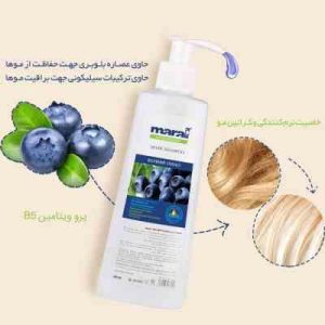 شامپو ضد زردی مو 200میل (بلوبری) _ مارال