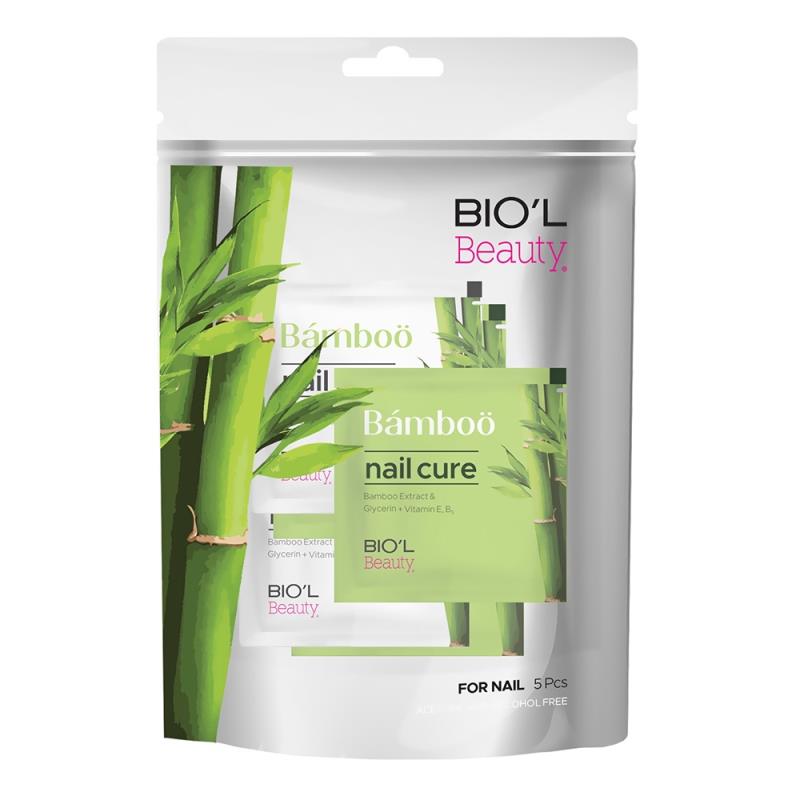 BiolNailPolishRemoverBambo.jpg پد لاک پاک کن فاقد استون بامبو (پک 5عددی) _ بیول