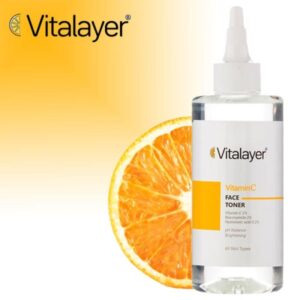 تونر صورت 200میل (ویتامین سی ) انواع پوست _ ویتالیر