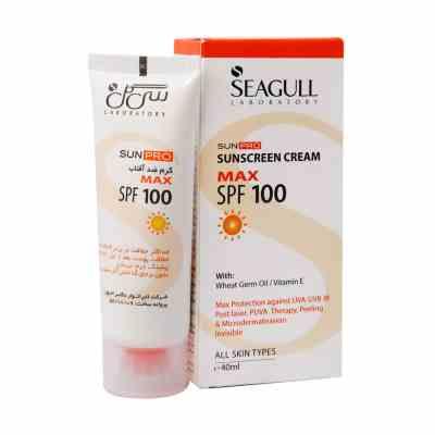 Seagol100.jpg کرم ضد آفتاب SPF100 انواع پوست (بدون رنگ) _ سی گل