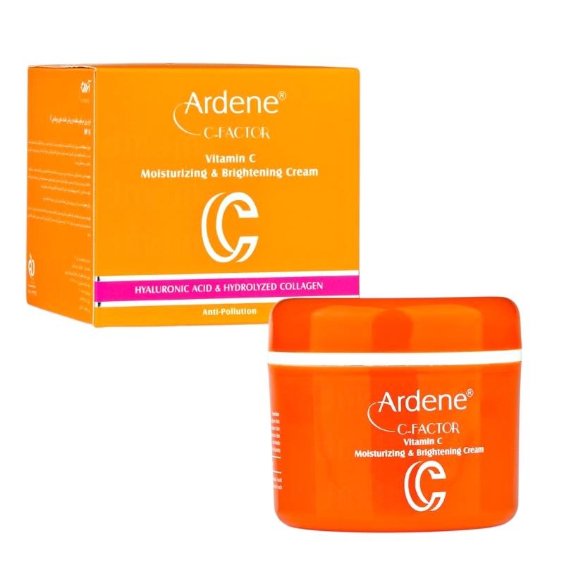 کرم روز مرطوب کننده (روشن کننده ) ویتامین سی _ آردن.jpg کرم روز مرطوب کننده و روشن کننده 150گرمی (ویتامین سی) _ آردن