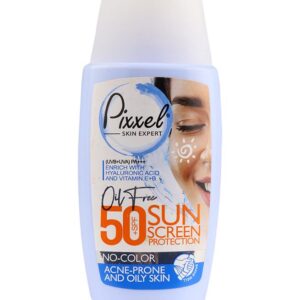کرم ضدآفتاب SPF50 پوست چرب (بدون رنگ) _ پیکسل