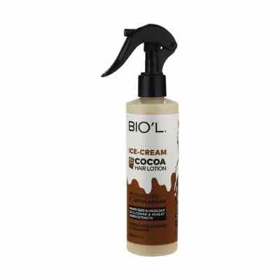 BiolIcecreamCAcao250.jpg لوسیون موی بدون آبکشی 250میل (بستنی کاکائو) _ بیول