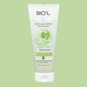 اسکراب ژله ای پوست چرب 200میل (ماچا) _ بیول