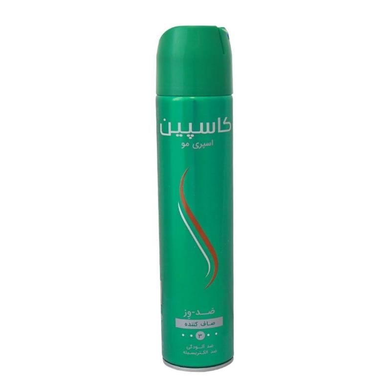 CaspianAntiFrizzHairSpray250.jpg اسپری موی ضد وز 250میل (سبز) _ کاسپین