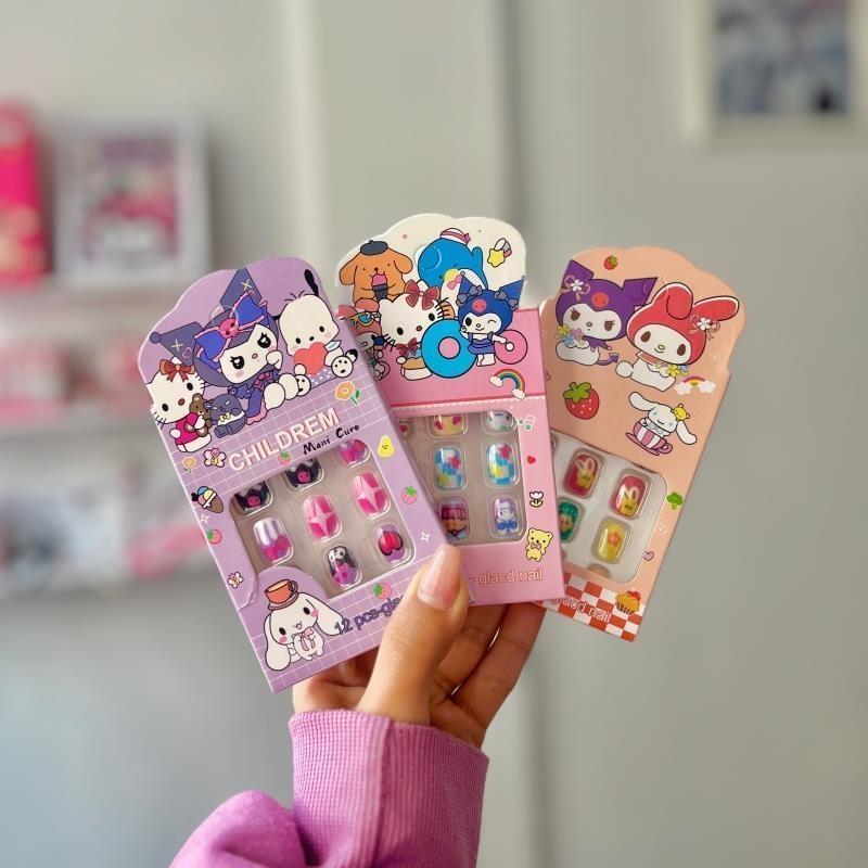 ناخن مصنوعی بچه گانه روکارت - طرح کرومی