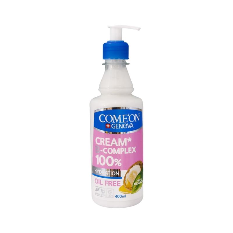 ComonBcomplexArgan.jpg کرم مرطوب کننده پمپی 400میل پوست چرب (آرگان) _ کامان