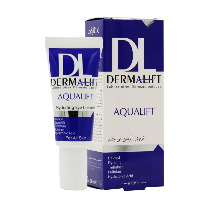 DermaliftAqualiftEye.jpg کرم ژل آبرسان دور چشم (AQUALIFT) _ درمالیفت