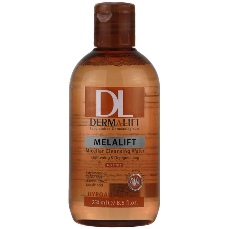 DermaliftMicellarWaterMelalift.jpg محلول پاک کننده و روشن کننده (MELALIFT) _ درمالیفت
