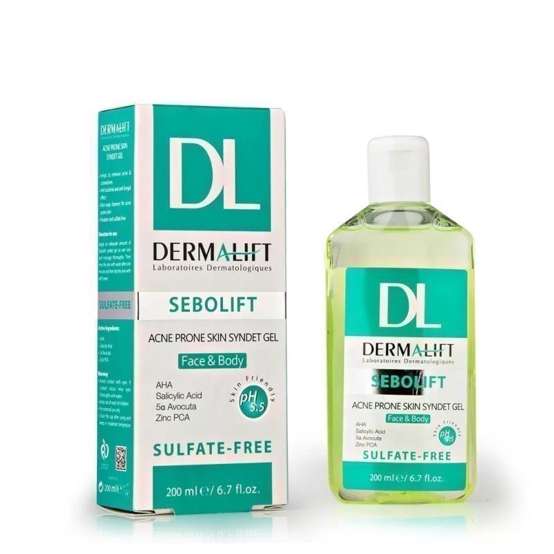 DermaliftSeboliftFaceWash.jpg ژل شستشوی غیر صابونی پوست چرب (SEBOLIFT) _ درمالیفت
