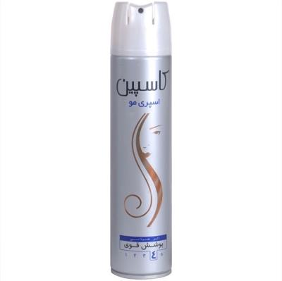 Kaspian250.jpg اسپری تافت مو 250میل (نقره ای) _ کاسپین