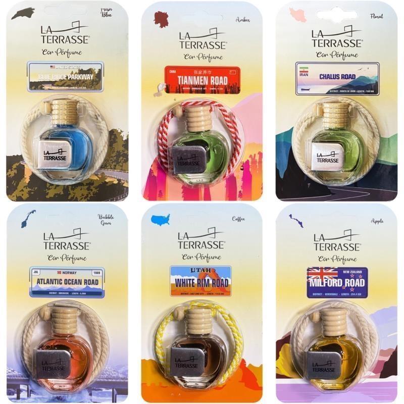 LaterassCarFresher.jpg خوشبوکننده خودرو 9میل (6رایحه) _ لاتراس