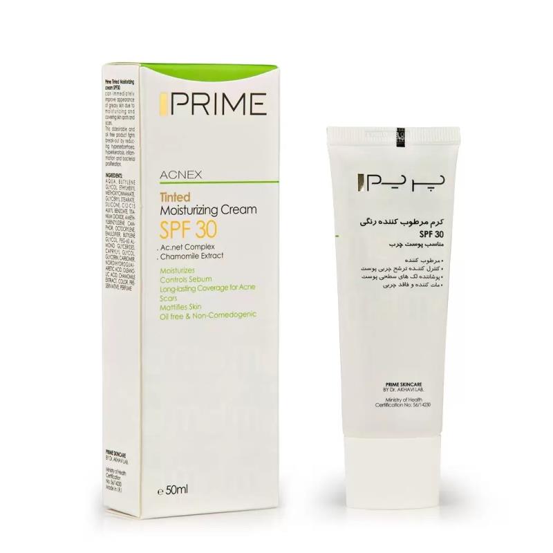 PrimeTintedMoisturizingCream.jpg کرم ضدآفتاب مرطوب کننده SPF30 (رنگی) _ پرایم