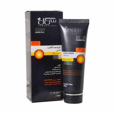 Seagull55Men.jpg کرم ضد آفتاب SPF55 فاقد چربی (آقایان) _ سی گل