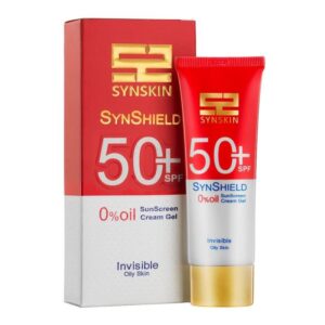 کرم ژل ضدآفتاب بدون رنگ SPF50 (پوست چرب) _ ساین اسکین