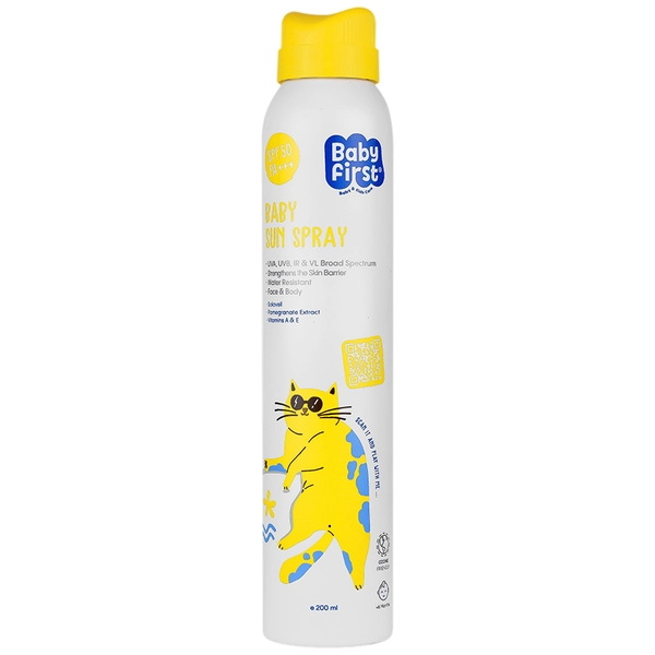 اسپری ضد آفتاب SPF50 کودک 200میل _ بیبی فرست.jpg اسپری ضد آفتاب SPF50 کودک 200میل _ بیبی فرست
