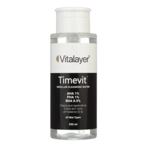میسلار واتر 250میل (Timevit) روشن کننده انواع پوست _ ویتالیر