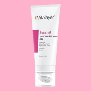 ژل شستشو صورت براش دار 200میل( SENSIVIT) پوست حساس _ ویتالیر