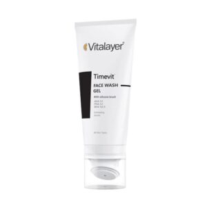 ژل شستشو صورت براش دار 200میل( Timevit) لایه بردار _ ویتالیر