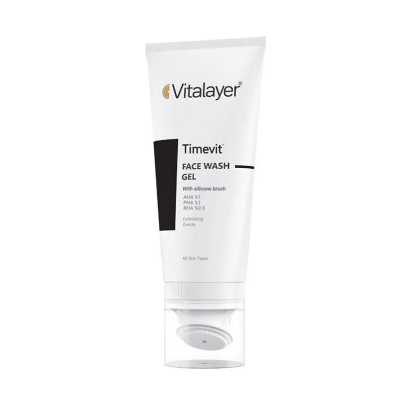 ژل شستشو صورت براش دار 200میل( Timevit) لایه بردار _ ویتالیر.jpeg ژل شستشو صورت براش دار 200میل( Timevit) لایه بردار _ ویتالیر