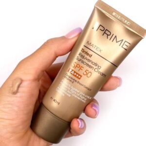 کرم ضدآفتاب ماتکس SPF50 (رنگی) _ پرایم