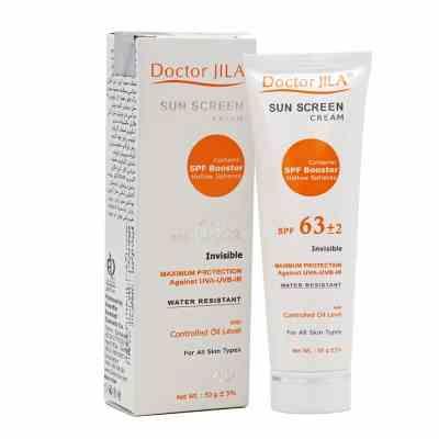 DRJila63Birang.jpg کرم ضدآفتاب 63 بدون رنگ 50گرمی _ دکتر ژیلا