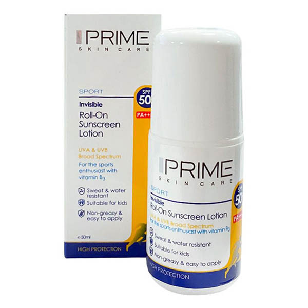 لوسیون ضدآفتاب SPF50 (بدون رنگ) _ پرایم
